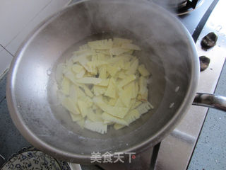 #信任之美#小炒冬笋五花肉的做法步骤:5