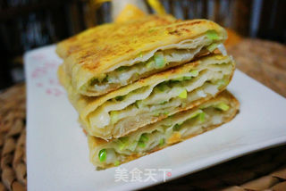 #信任之美#黄金千层葱花饼的做法步骤:10