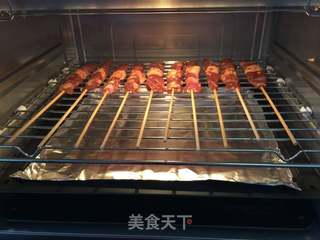 #信任之美#烤羊肉串的做法步骤:6