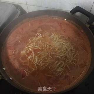 #信任之美#西红柿鸡蛋面的做法步骤:12