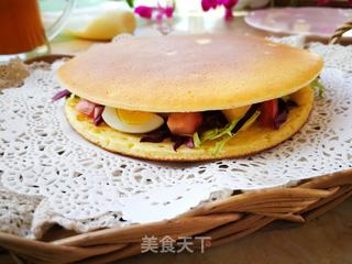 #信任之美#健康瘦身松饼蔬果沙拉的做法步骤:14