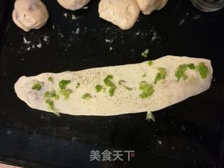 #信任之美# 发面葱花饼（葱花饼子）的做法步骤：13