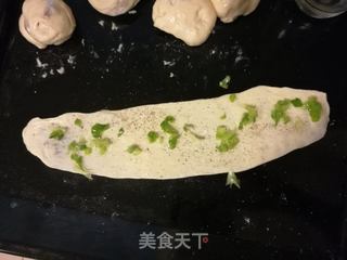 #信任之美# 发面葱花饼(葱花饼子)的做法步骤:13