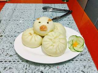 #信任之美#教你蒸不回缩的包子,红豆包,猪猪包。的做法步骤:7