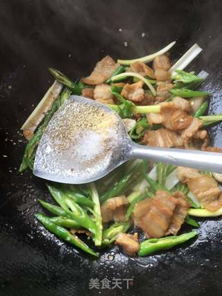 #信任之美#尖椒炒肉的做法步骤:5