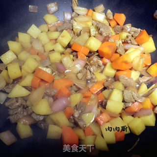 #信任之美#羊肉焖米饭#肉肉厨的做法步骤:8