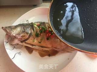 #信任之美#清蒸鳜鱼的做法步骤:10
