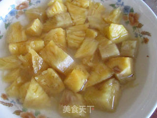 #信任之美#板栗菠萝饭的做法步骤:3