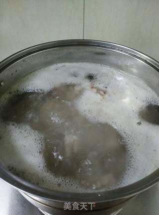 #信任之美#泡萝卜炖排骨的做法步骤:3