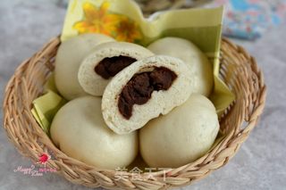 #信任之美#豆沙包和糖三角的做法步骤:22