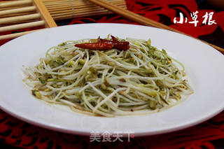 #信任之美#醋溜绿豆芽的做法步骤:9