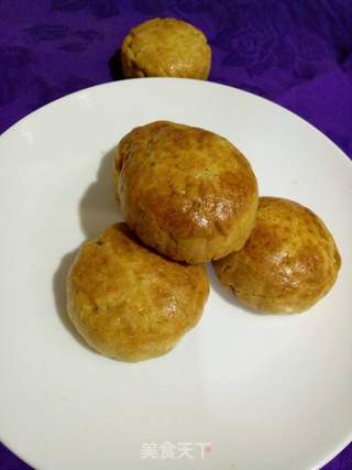 紫薯紫米红豆月饼的做法步骤:14