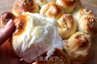 #信任之美#花生玫瑰花面包的做法步骤:16