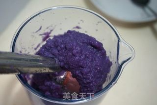 #信任之美#千层紫薯发糕的做法步骤：4