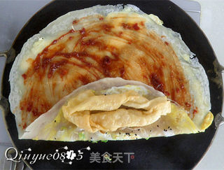 #信任之美#煎饼的做法步骤:9