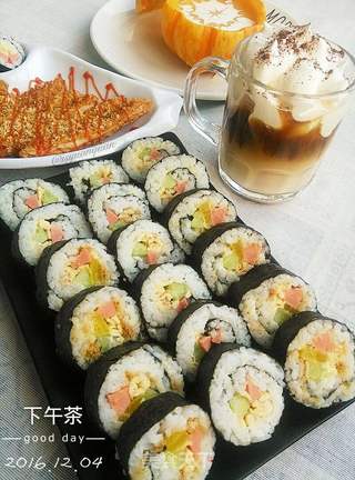 #信任之美#简易寿司卷的做法步骤:7