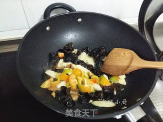 #信任之美#小木耳炒山药的做法步骤:8