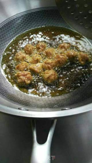 #信任之美#菠萝咕噜肉的做法步骤:9