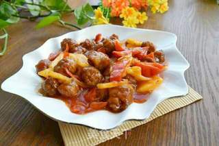 #信任之美#菠萝咕噜肉的做法步骤:14
