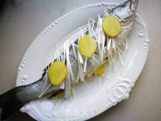 #信任之美#清蒸海鲈鱼的做法步骤:5