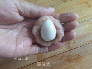 #信任之美#鹌鹑蛋小肉丸的做法步骤:9