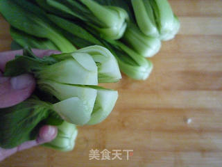 香菇油菜的做法步骤:2