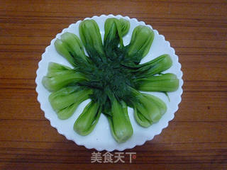 香菇油菜的做法步骤：5