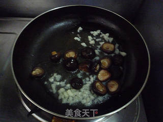 香菇油菜的做法步骤:7