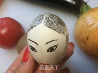 餐盘画满族女子的做法步骤:2