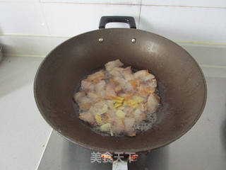 咸肉花菜干锅的做法步骤:6