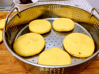 红豆馅南瓜饼的做法步骤:11