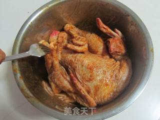 咖喱烤鸡的做法步骤:3