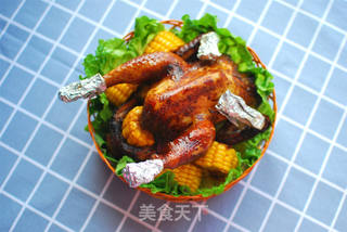 圣诞烤全鸡的做法步骤:15