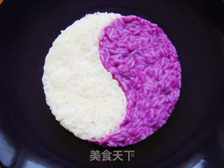 太极紫薯米饭的做法步骤：11