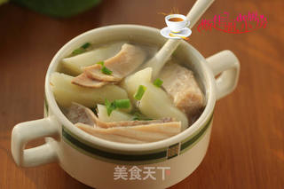 山药肚片汤的做法步骤:12