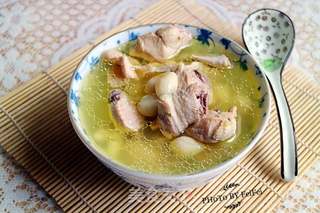 白果莲子鸡汤的做法步骤：4
