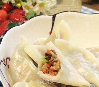 胡萝卜猪肉三鲜饺子的做法步骤:14