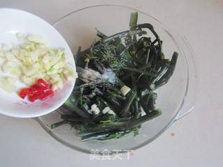 凉拌菜薹的做法步骤:5