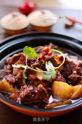 羊蝎子火锅--私家寒冬温暖美食的做法步骤:10