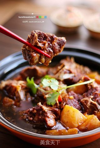 羊蝎子火锅--私家寒冬温暖美食的做法步骤:11