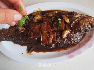 豆瓣烧鱼的做法步骤:12