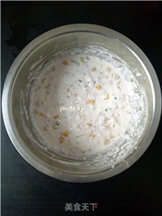 玉米煎饼的做法步骤:4