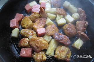 菠萝肉的做法步骤：7