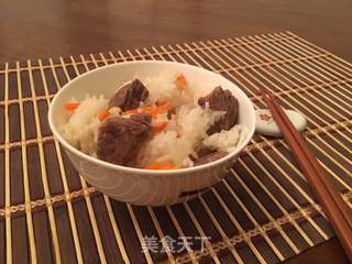新疆羊肉抓饭的做法步骤:6
