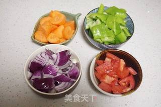 红果家菜谱之新疆茄汁拌面的做法步骤:3