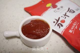 红果家菜谱之新疆茄汁拌面的做法步骤:4