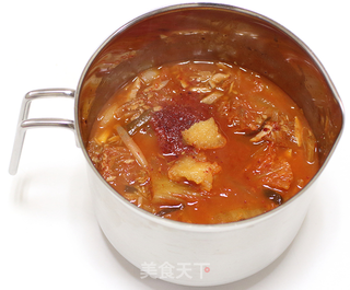 韩式金枪鱼泡菜汤-懒人宝典的做法步骤:5