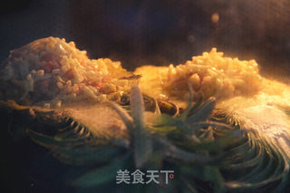 “恋”上酸酸甜甜五彩焗饭,一不小心吃多了!的做法步骤:6