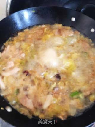 酸菜粉丝汆白肉的做法步骤:11