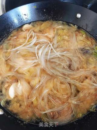 酸菜粉丝汆白肉的做法步骤:12